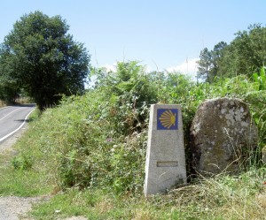 The ever present sign of the Camino